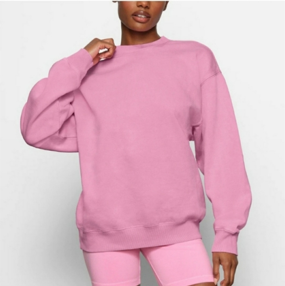 *RESERVED* SKIMS Crewneck Bubblegum Sweater